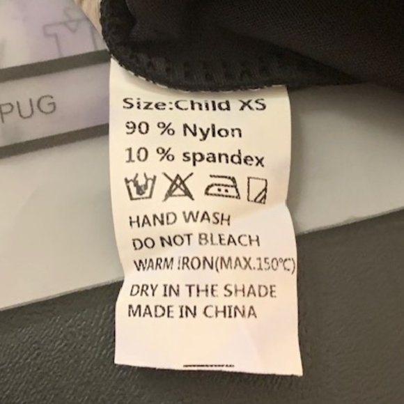 Di PUG Little Girl's Black Tank Leotard XS NWT - Picture 7 of 7